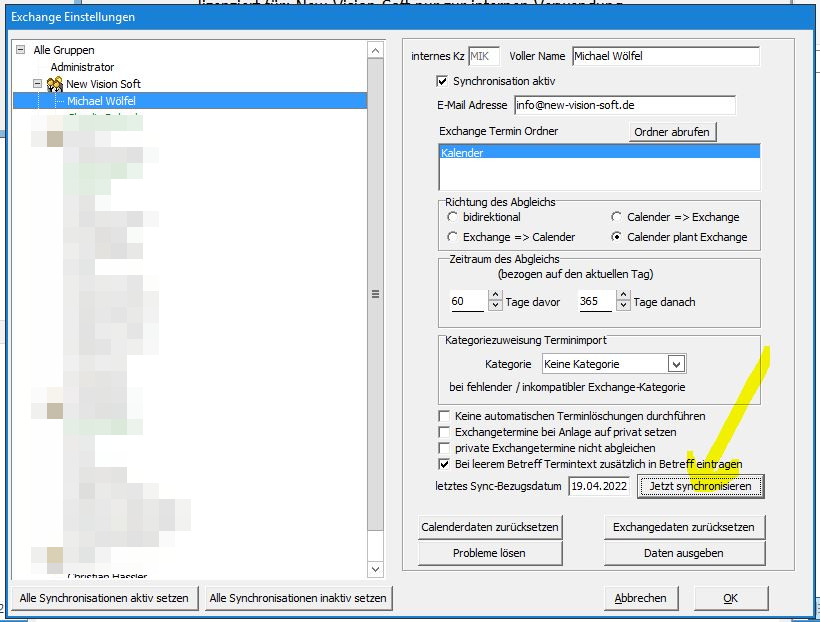 ExchangeSyncErstSync1