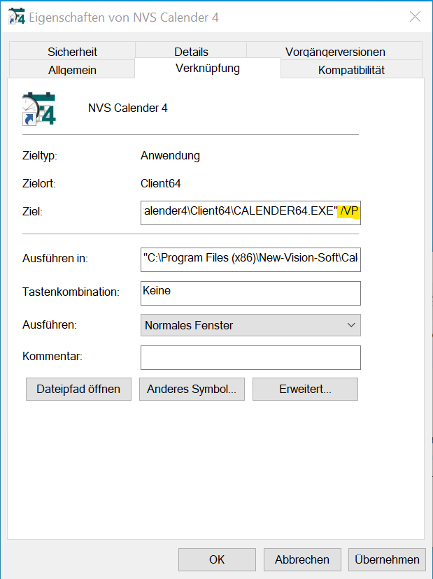 ScreenshotLinkEigenschaften2